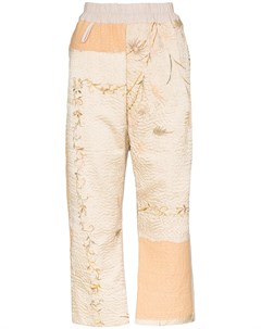 Укороченные брюки Jenny с цветочной вышивкой By walid