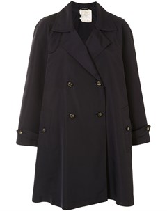 Двубортное пальто оверсайз Chanel pre-owned
