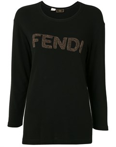 Топ с логотипом Fendi pre-owned