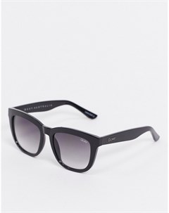 Черные квадратные солнцезащитные очки Quay australia