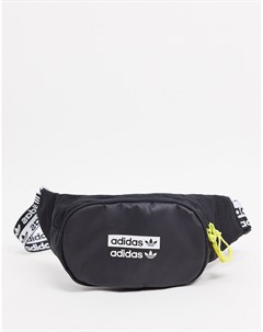 Черная сумка кошелек на пояс RYV Adidas originals