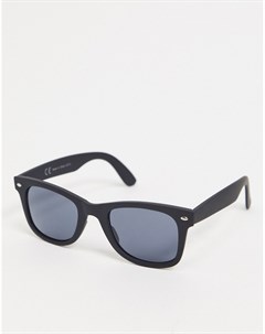 Черные матовые солнцезащитные очки River island