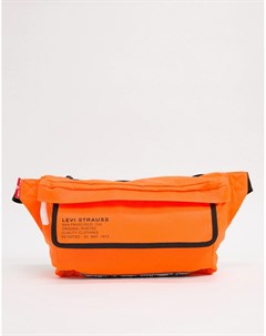 Оранжевая сумка кошелек на пояс с логотипом Levi's®