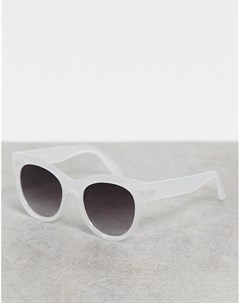 Большие солнцезащитные очки кошачий глаз в прозрачной оправе Jeepers peepers
