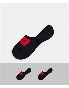 Набор из 2 пар черных носков невидимок bodywear Hugo