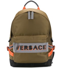 Рюкзак с тисненым логотипом Versace