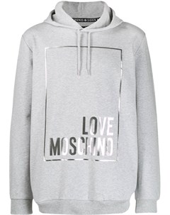 Худи с логотипом Love moschino