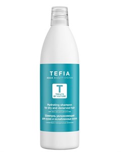 Шампунь увлажняющий для сухих и ослабленных волос Treats by Nature 1000 мл Tefia