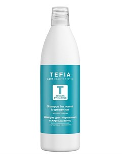 Шампунь для нормальных и жирных волос Treats by Nature 1000 мл Tefia