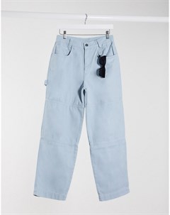 Свободные брюки в стиле милитари с вышитым логотипом на кармане Kickers