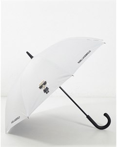 Белый зонт Karl lagerfeld