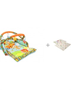 Развивающий коврик Opondo с игровым ковриком Funny Unicorn and Balloons 200х180х1 см Forest