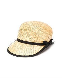 Соломенная шляпа с контрастной отделкой Douuod kids