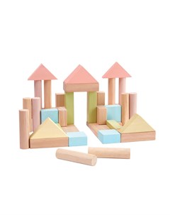 Деревянный конструктор 40 кубиков Plan toys