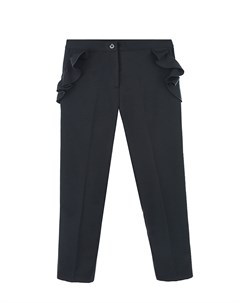 Черные брюки с оборками на карманах детские Tre api