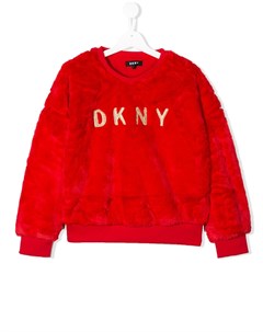 Джемпер с контрастным логотипом Dkny kids