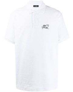 Рубашка поло с вышитым логотипом Raf simons