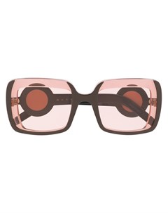 Солнцезащитные очки в прозрачной квадратной оправе Marni