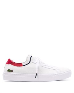 Кеды с вышитым логотипом Lacoste