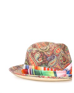 Шляпа Panama с принтом пейсли Etro