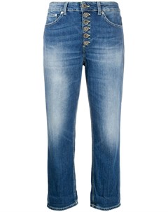 Укороченные джинсы с эффектом потертости Dondup kids