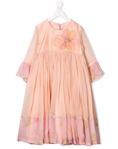 Ярусное платье с цветочным принтом Pero kids