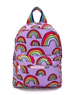 Рюкзак с принтом Scribble Rainbow Stella mccartney kids