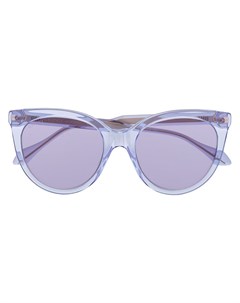 Затемненные солнцезащитные очки в оправе кошачий глаз Gucci eyewear