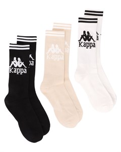 Комплект из трех пар носков с логотипом Kappa