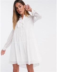 Белое свободное платье Vero moda