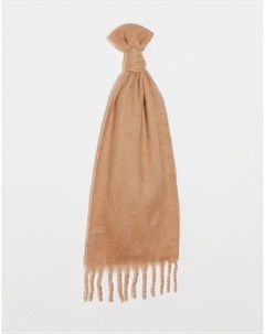 Бежевый шарф с кисточками Vero moda