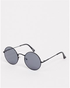 Круглые солнцезащитные очки с черными стеклами Asos design