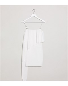 Белое платье мини Laced in love