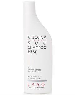 500 Шампунь для стимуляции роста волос для мужчин 150 мл Crescina