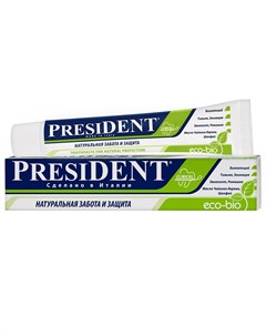 Президент Eco bio зубная паста 50мл N1 туба President