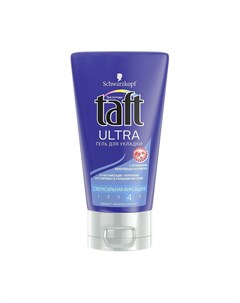 Ultra Гель для укладки эффект мокрых волос сверхсильная фиксация 150мл Taft