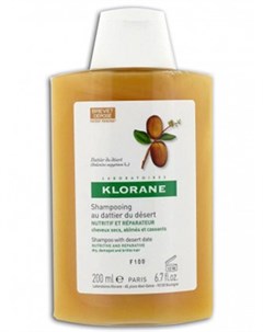 Клоран Питательный шампунь с маслом Финика пустынного для ломких поврежденных волос 200 мл Klorane