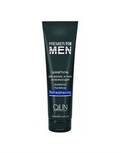 PREMIER FOR MEN Шампунь для волос и тела освежающий 250мл Ollin professional