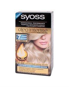 Oleo Intense Краска для волос 12 0 Платиновый блонд экстра 122 5 мл 10 г Syoss