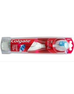 Колгейт Зубная щетка 360 Optic White питаемая от батарей средней жесткости Colgate