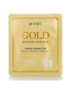 Маска для лица гидрогелевая Gold Hydrogel Mask Pack 1 шт Petitfee