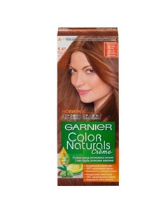 Гарньер Color Naturals крем краска для волос 6 41 Страстный янтарь Garnier