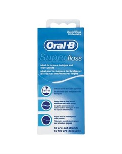 Орал би зубная нить супер флосс 50 нитей 8204 Oral-b