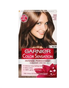 Гарньер Color Sensation крем краска для волос 6 0 Роскошный тёмно русый Garnier