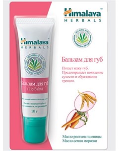 Хималая Хербалс Бальзам для губ 10 мл Himalaya herbals