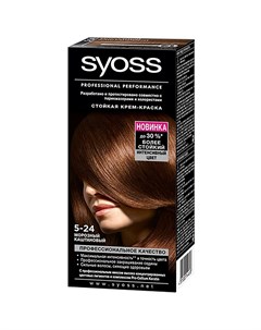 Color Краска для волос 5 24 Морозный каштановый 50мл Syoss