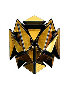 Головоломка 581 5 7R 1 Кубик Трансформер Золото Fanxin