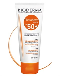 Биодерма Фотодерм МАХ SPF50 Солнцезащитное молочко для лица и тела 100 мл Bioderma