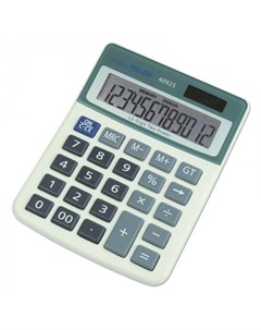 Калькулятор настольный полноразмерный 12 разрядов 40925BL Milan