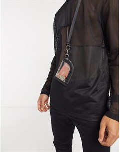Миниатюрный кошелек со съемным ремешком на шею Asos design